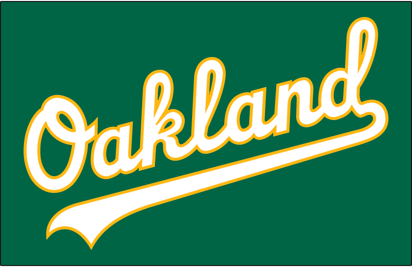 Oakland Athletics 2018-Pres Jersey Logo iron on heat transfer